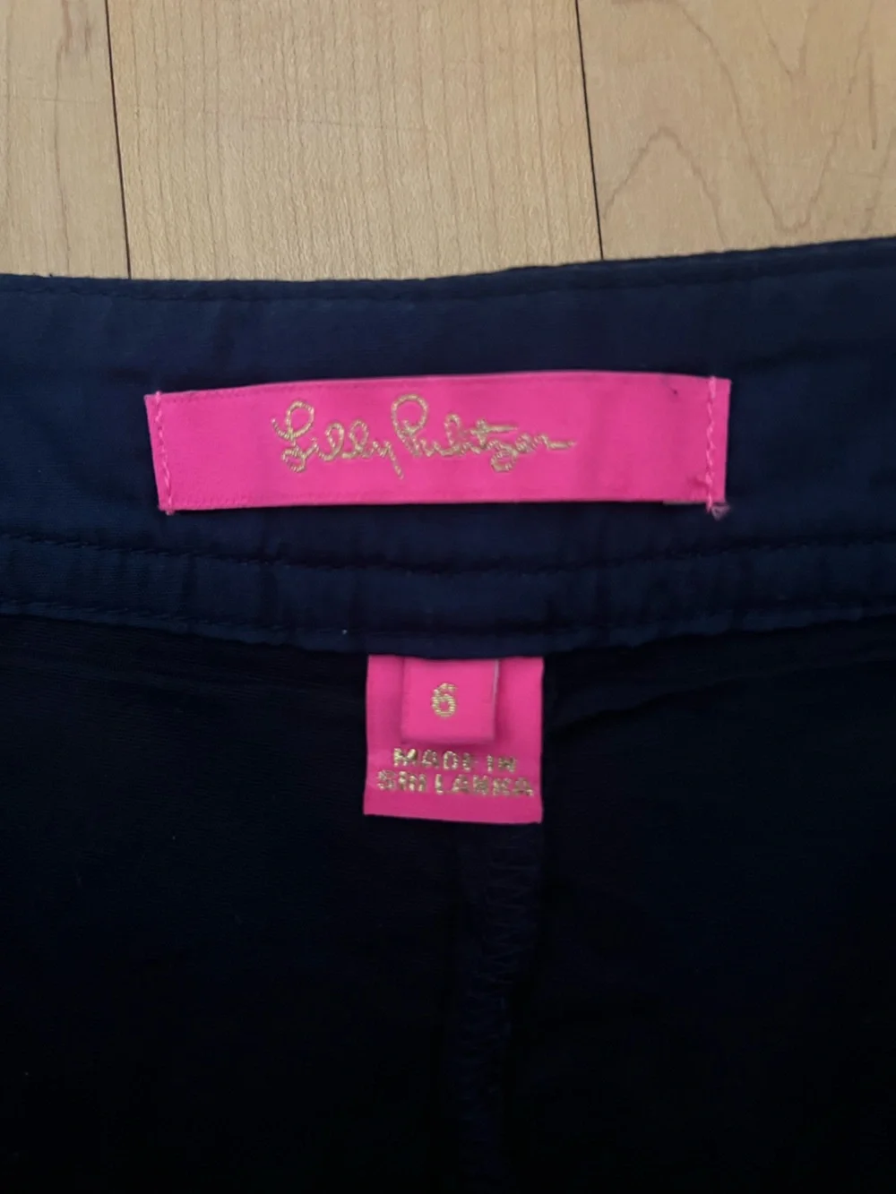 Lilly Pulitzer Colette Scalloped Skort Skirt w/ Shorts Size 6 Navy - Picture 8 of 10